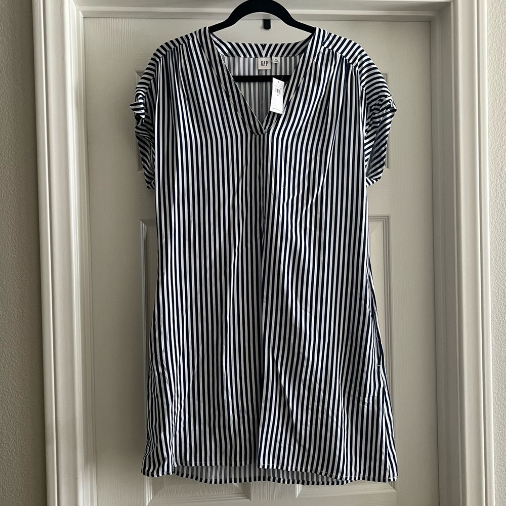NWT Gap Factory Striped Shift Dress